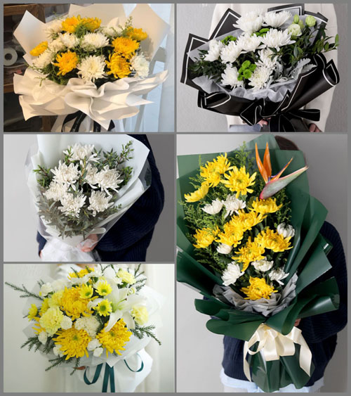 安徽宿州市砀山县周寨镇郭张庄村白事花束代送